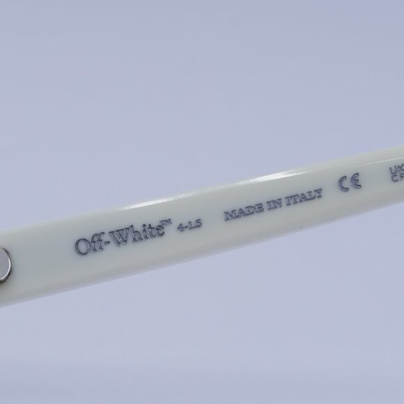 Off-White OERI143 LINCOLN 0107 Sunglasses White Square Frame, Grey Lenses - Picture 7 of 10